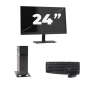 Atrust t176L USFF - Intel Atom x5-E8000 - 8GB RAM - 256GB SSD - Windows 11 + 1x 24 Zoll Monitor