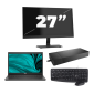 Dell Latitude 3420 - Intel Core i3 11. Generation - 14 Zoll - 16GB RAM - 256GB SSD - Windows 11 Home + 1x 27 Zoll Monitor