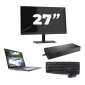 Dell Latitude 5410 – Intel Core i5-10e Generation – 14 Zoll – 8 GB RAM – 256 GB SSD – Windows 11 Home + 1x 27-Zoll-Monitor