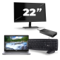 Dell Latitude 5411 - Intel Core i5-10. Generation - 14 Zoll - 8GB RAM - 256GB SSD - Windows 11 + 1x 22 Zoll Monitor