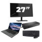 Dell Latitude 5411 – Intel Core i5-10e Generation – 14 Zoll – 8 GB RAM – 256 GB SSD – Windows 11 Home + 1x 27-Zoll-Monitor