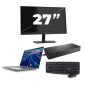 Dell Latitude 5420 - Intel Core i3 11. Generation - 14 Zoll - 16GB RAM - 256GB SSD - Windows 11 Home + 1x 27 Zoll Monitor
