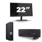 Dell Optiplex 7070 Micro USFF - Intel Core i5-9e Generatie - 8GB RAM - 256GB SSD - Windows 11 + 1x 22 inch Monitor