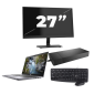 Dell Precision 3550 - Intel Core i7 10. Generation - 15 Zoll - 16GB RAM - 256GB SSD - GPU - Windows 11 Home + 1x 27 Zoll Monitor