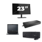 Fujitsu LIFEBOOK E5410 - Intel Core i5-10. Generation - 14 Zoll - 8GB RAM - 256GB SSD - Windows 11 Home + 1x 23 Zoll Monitor