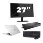 HP EliteBook 830 G7 - Intel Core i7 10. Generation - 13 Zoll - 16GB RAM - 256GB SSD - Windows 11 Home + 1x 27 Zoll Monitor