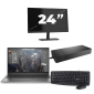HP ZBook Firefly 15 G7 - Intel Core i7-10. Generation - 15 Zoll - 8GB RAM - 256GB SSD - Windows 11 + 1x 24 Zoll Monitor