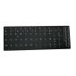 Notebook-Tastaturaufkleber FR Schwarz-Weiß
