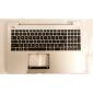 Notebook-Tastatur für ASUS X555 K555 R556 mit Topcase silber gezogen