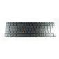 Notebook-Tastatur für HP EliteBook 8560W 8570W mit schwarzem Pointstick-Rahmen