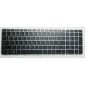 Notebook-Tastatur für HP EliteBook 850 G3 G4 ZBook 15u G3 mit silbernem Zeigerrahmen und Hintergrundbeleuchtung