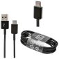Original Samsung Schnellladegerät USB-Datenkabel EP-DW700CBE Schwarz TYP-C 150CM 5A