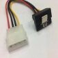 Molex-Stecker auf 90° SATA-Stromkabel