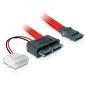 Molex Y-Kabel Stecker ->2x Buchse