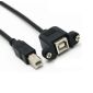 USB-B-Stecker auf Buchse-Adapterkabel, 1 m