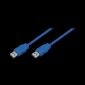 USB 3.0 A-Stecker auf A-Stecker, blau, 1M, CU0051