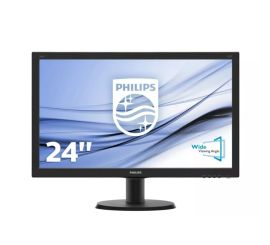 Philips 240V5QDSB &ndash; 24 Zoll &ndash; 1920 x 1080 &ndash; DVI &ndash; HDMI &ndash; VGA &ndash; Schwarz